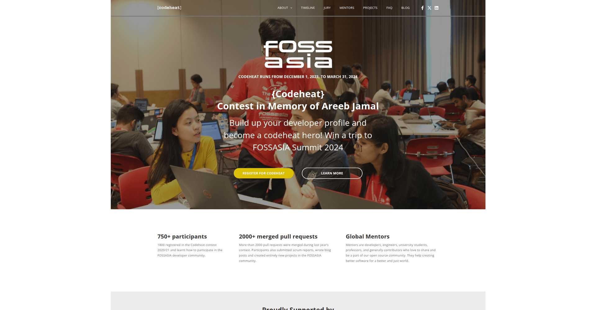 FOSSASIA Codeheat banner